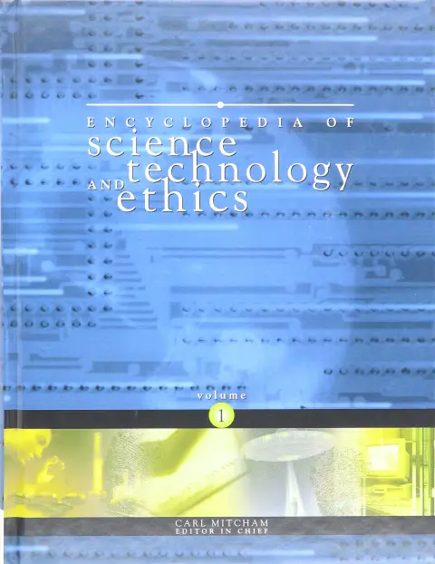 Cover of Encyclopedia of Science, Technology, and Ethics
