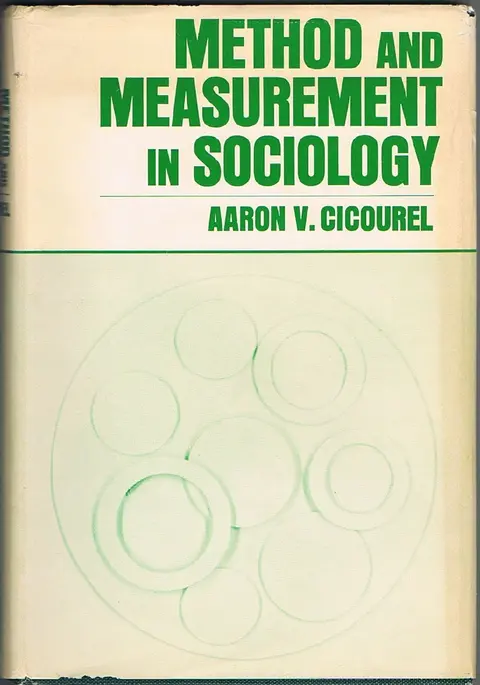 Cover of Method and Measurement in Sociology