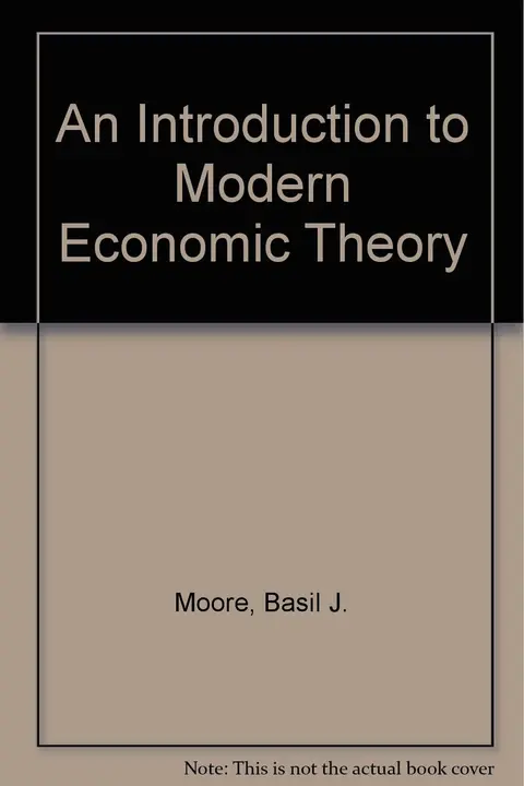 Cover of An INTRO TO MODERN ECONOMIC THEORY