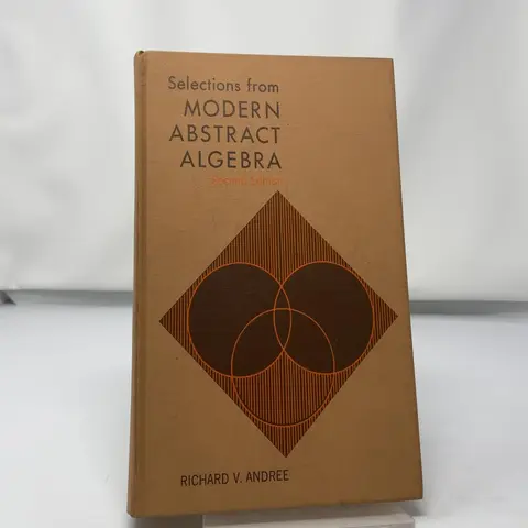 Cover of Selections from Modern Abstract Algebra