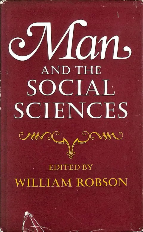 Cover of Man and the Social Sciences