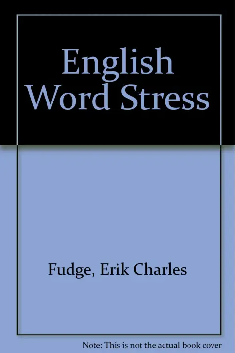 Cover of English Word Stress