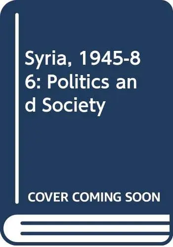 Cover of Syria, 1945-86