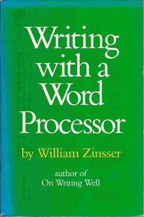 Cover of Writing with a word processor