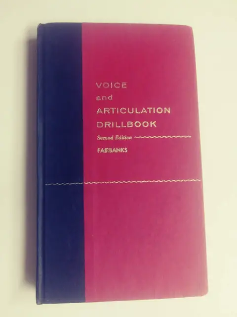 Cover of Voice and Articulation Drillbook