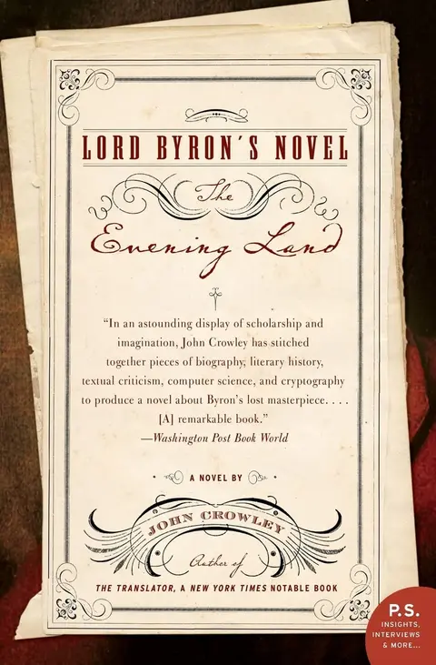 Cover of Lord Byron's Novel