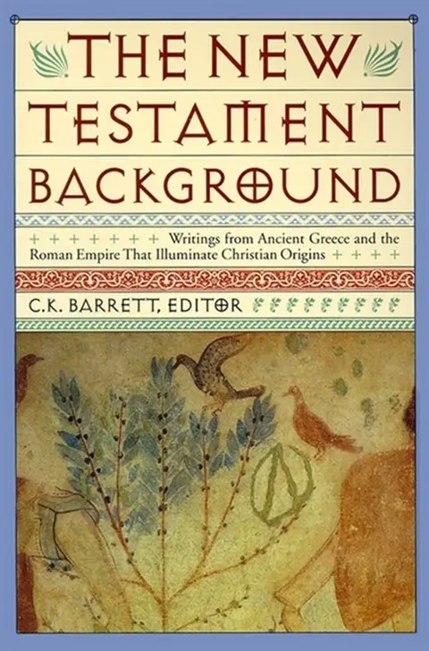 Cover of The New Testament Background