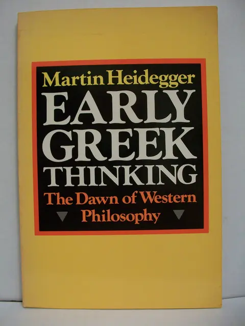 Cover of Early Greek Thinking