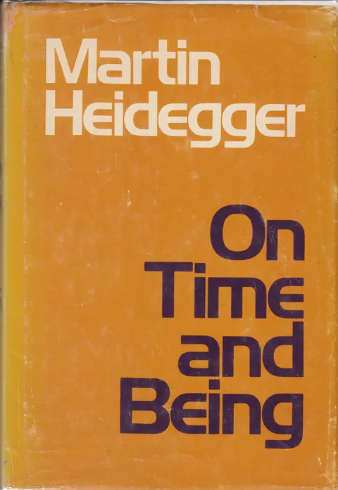 Cover of On time and being