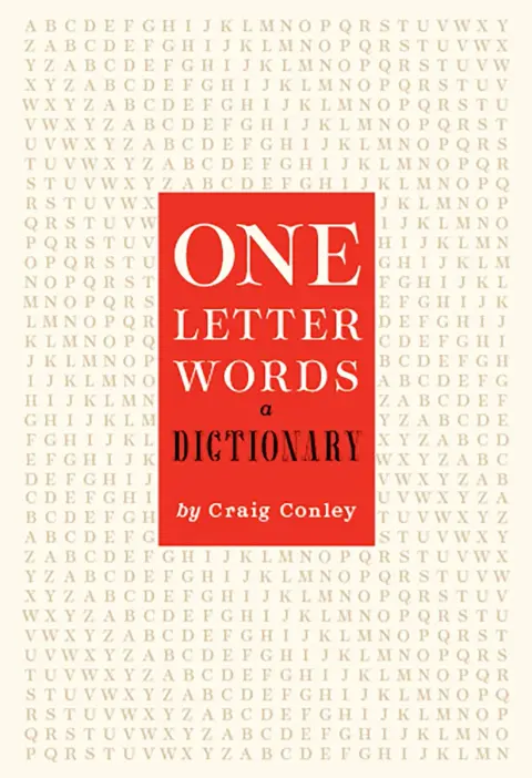 Cover of One-Letter Words, A Dictionary