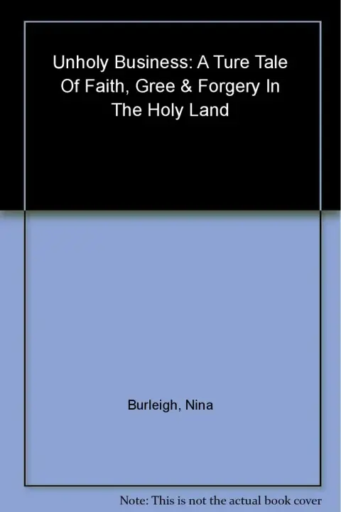 Cover of Unholy Business