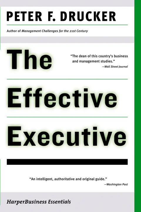Cover of The Effective Executive