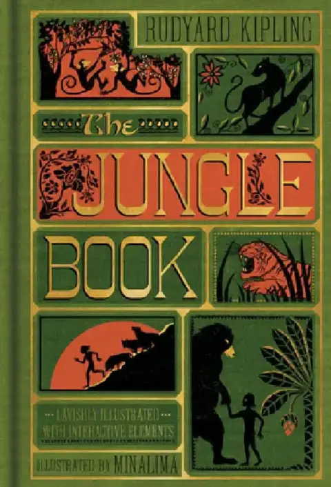 Cover of The Jungle Book (Illustrated with Interactive Elements)