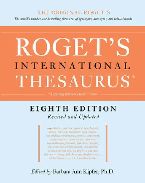 Cover of Roget's International Thesaurus, 8th Edition