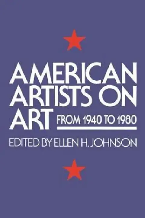 Cover of American Artists on Art