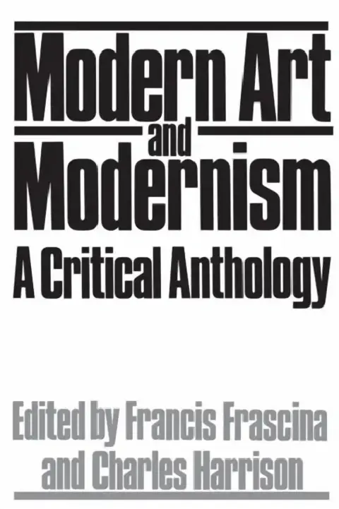 Cover of Modern Art And Modernism