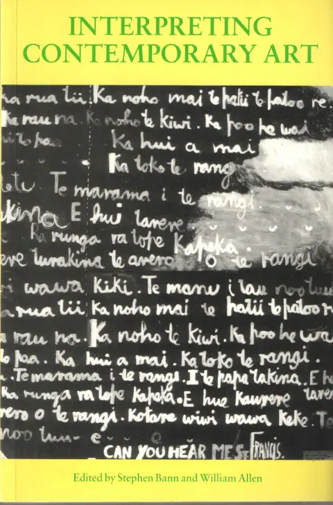 Cover of Interpreting Contemporary Art