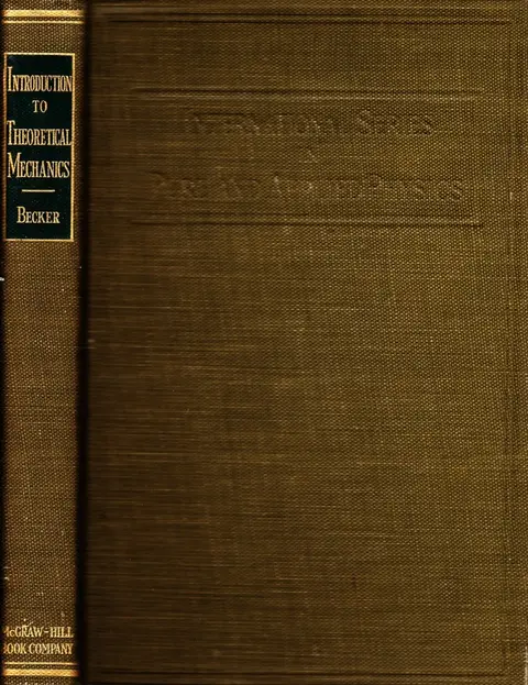 Cover of Introduction to Theoretical Mechanics