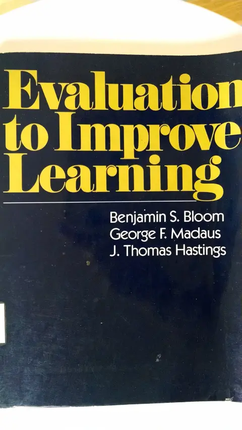 Cover of Evaluation of Student Learning