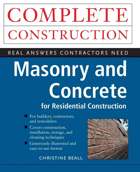 Cover of Masonry and Concrete