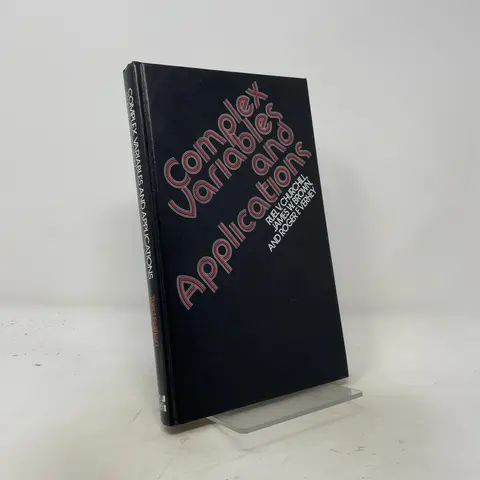 Cover of Complex variables and applications