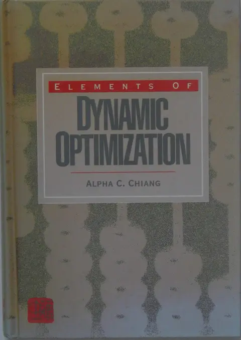 Cover of Elements of Dynamic Optimization