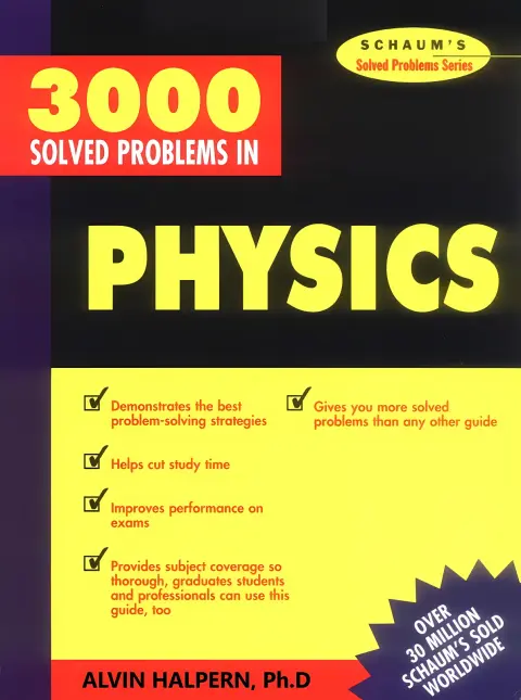 Cover of 3,000 Solved Problems in Physics