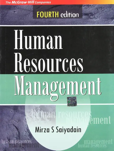 Cover of Human Resources Management