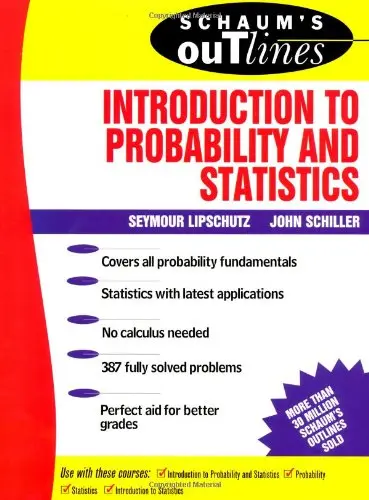 Cover of Schaum's Outline of Introduction to Probability and Statistics
