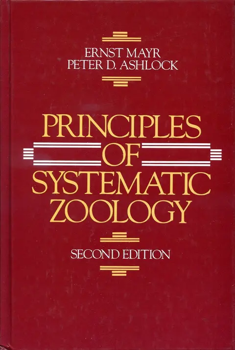 Cover of Principles of Systematic Zoology