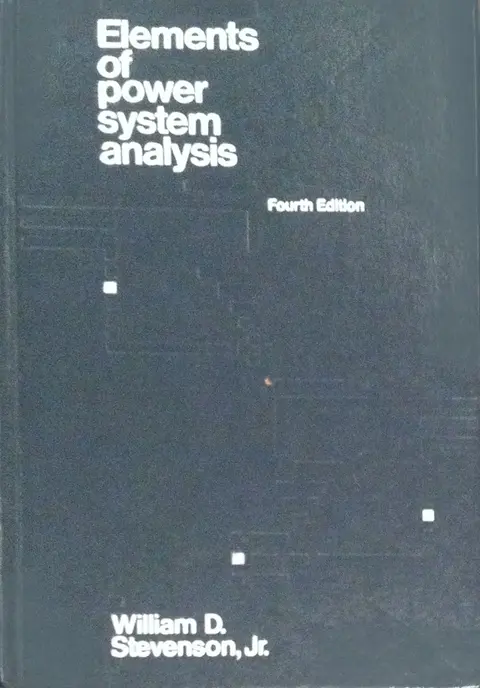 Cover of Elements of Power System Analysis