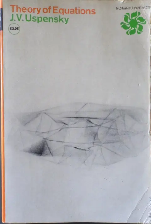 Cover of Theory of Equations