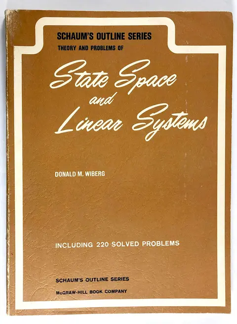 Cover of State Space and Linear Systems