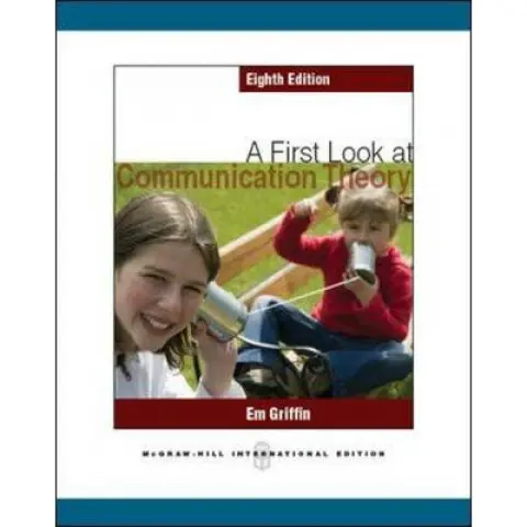 Cover of A First Look at Communication Theory