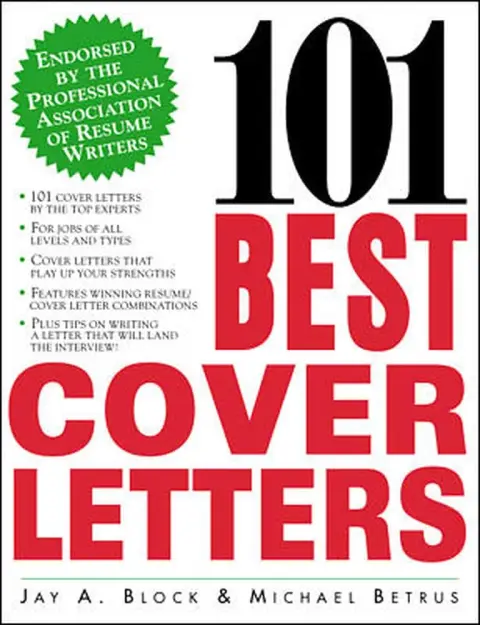 Cover of 101 Best Cover Letters
