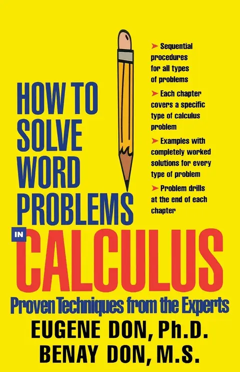Cover of How to Solve Word Problems in Calculus