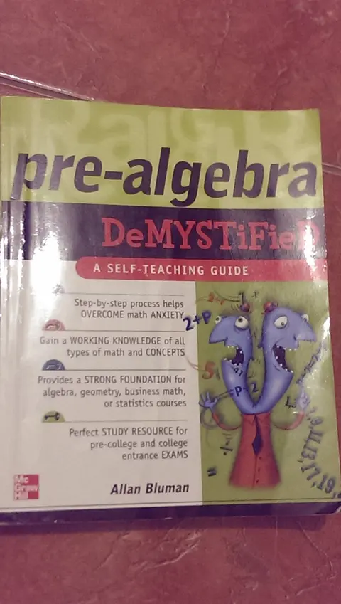 Cover of Pre-Algebra Demystified
