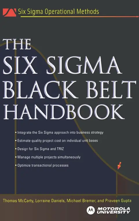 Cover of Six Sigma Black Belt Handbook