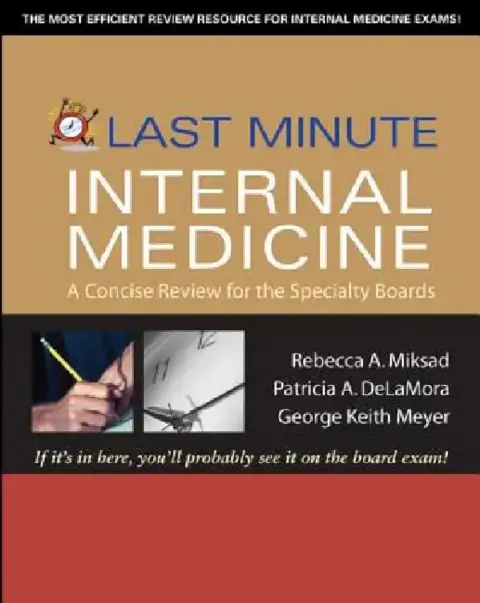 Cover of Last Minute Internal Medicine
