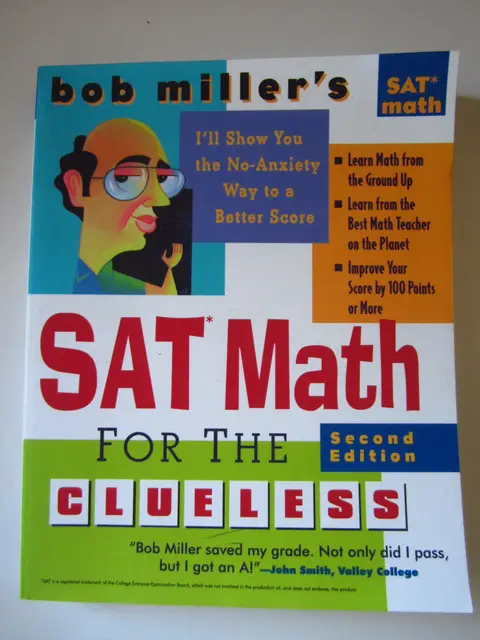 Cover of Bob Miller's SAT Math for the Clueless