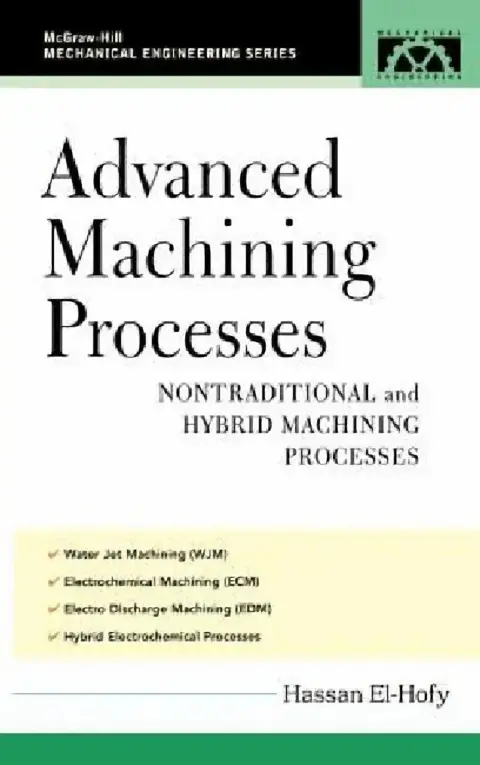 Cover of Advanced Machining Processes