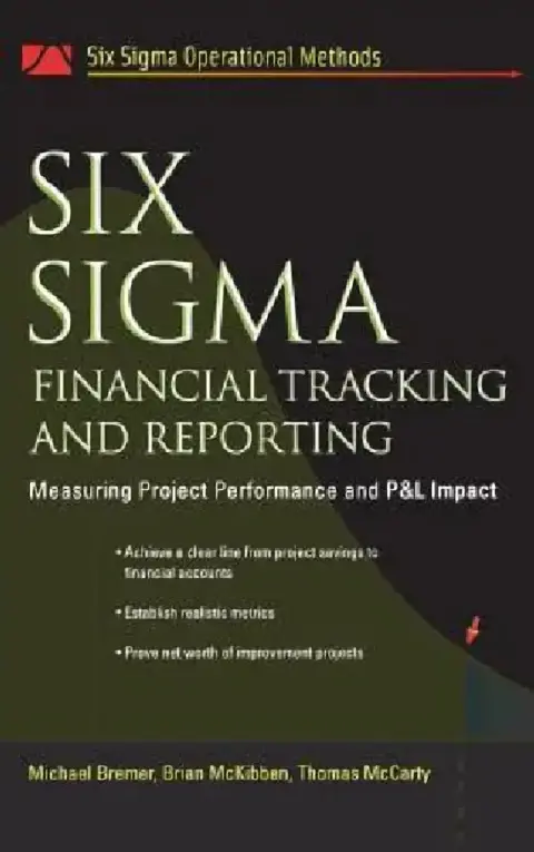Cover of Six SIGMA Financial Tracking and Reporting