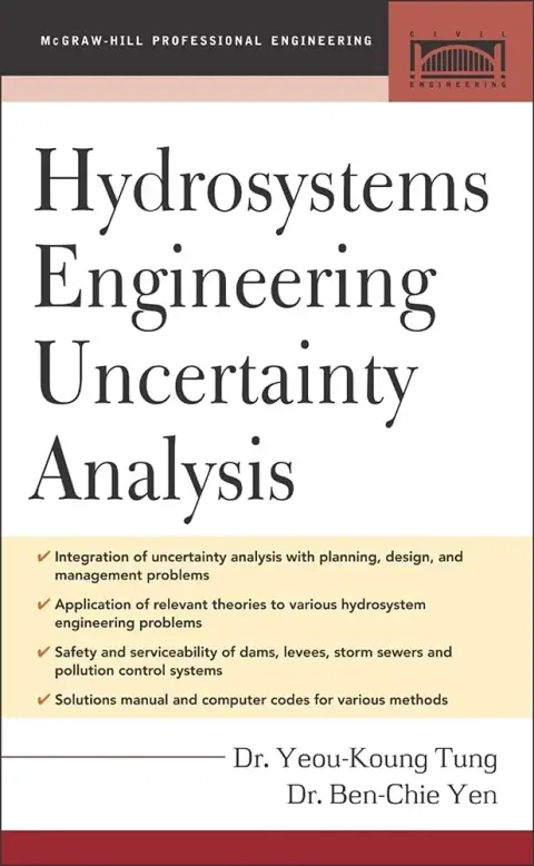 Cover of Hydrosystems Engineering Uncertainty Analysis