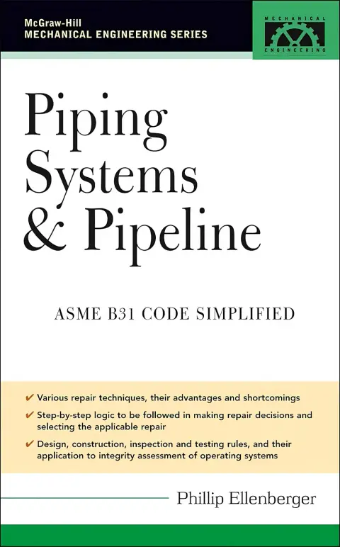 Cover of Piping Systems & Pipeline ASME B31 Code Simplified 1