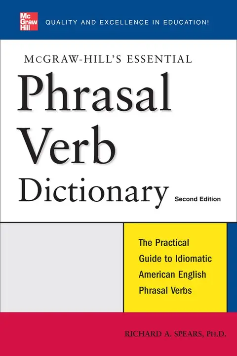 Cover of McGraw-Hill's Essential Phrasal Verb Dictionary
