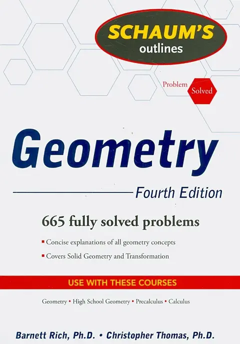 Cover of Schaum's Outline of Geometry, 4ed