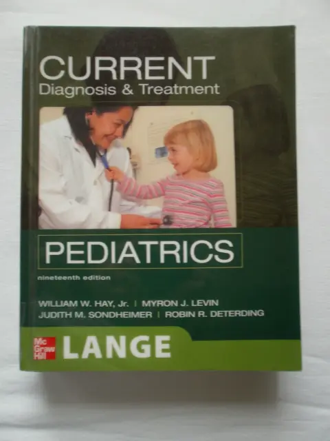 Cover of CURRENT Diagnosis and Treatment Pediatrics, Nineteenth Edition