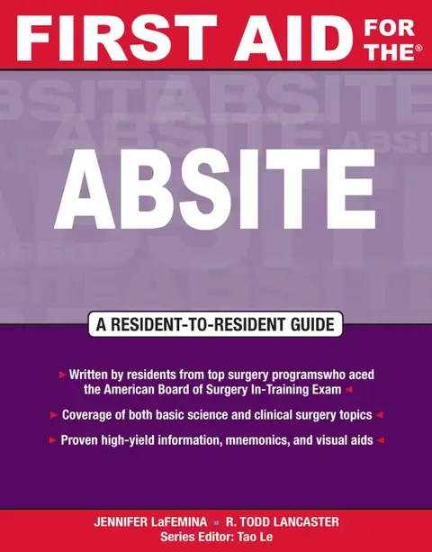 Cover of First Aid for the ABSITE