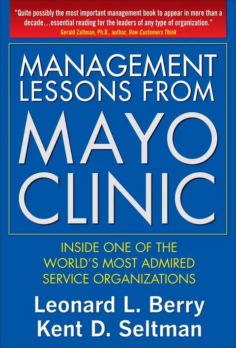 Cover of Management Lessons from Mayo Clinic