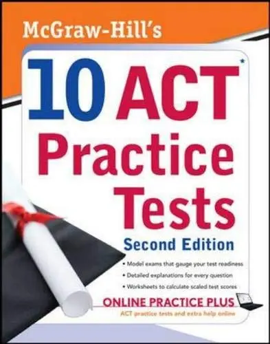 Cover of McGraw-Hill's 10 ACT Practice Tests, Second Edition